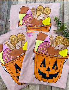 Pan dulce Halloween bucket